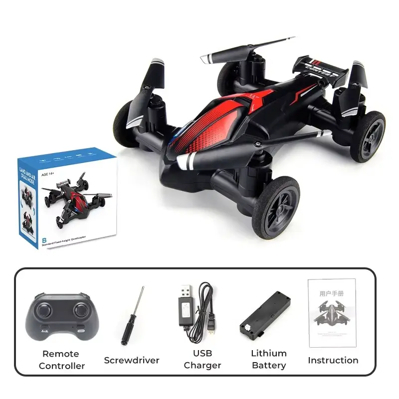 HD 8K Dual Camera RC Drone Optical Flow Positioning Remote Control Quadcopter 360° Obstacle Avoidance Brushless RC Helicopter