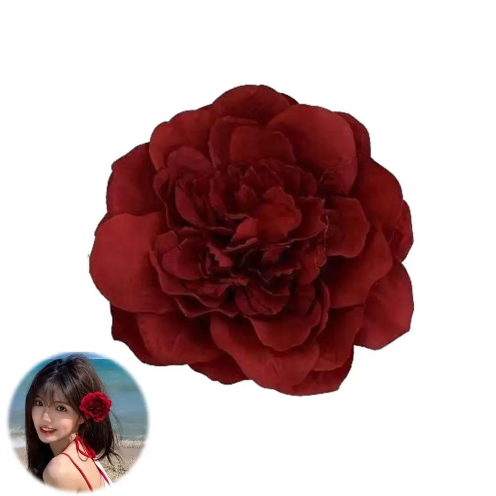 Exquisite Hair Styling Tool Hair Claw 3d Flower Decor Hair Clip Set Summer Photo Props Cartoon Style Hairpins for Women Side