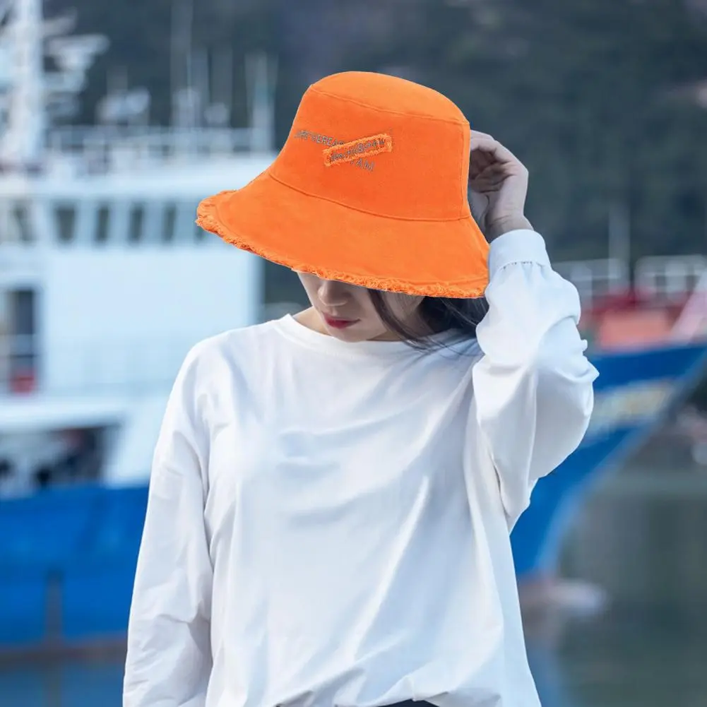 Lightweight Wide-brim Hat Breathable Sun Protection Hat Sun Protection Fisherman Hat with Furry Trim for Lightweight for Men