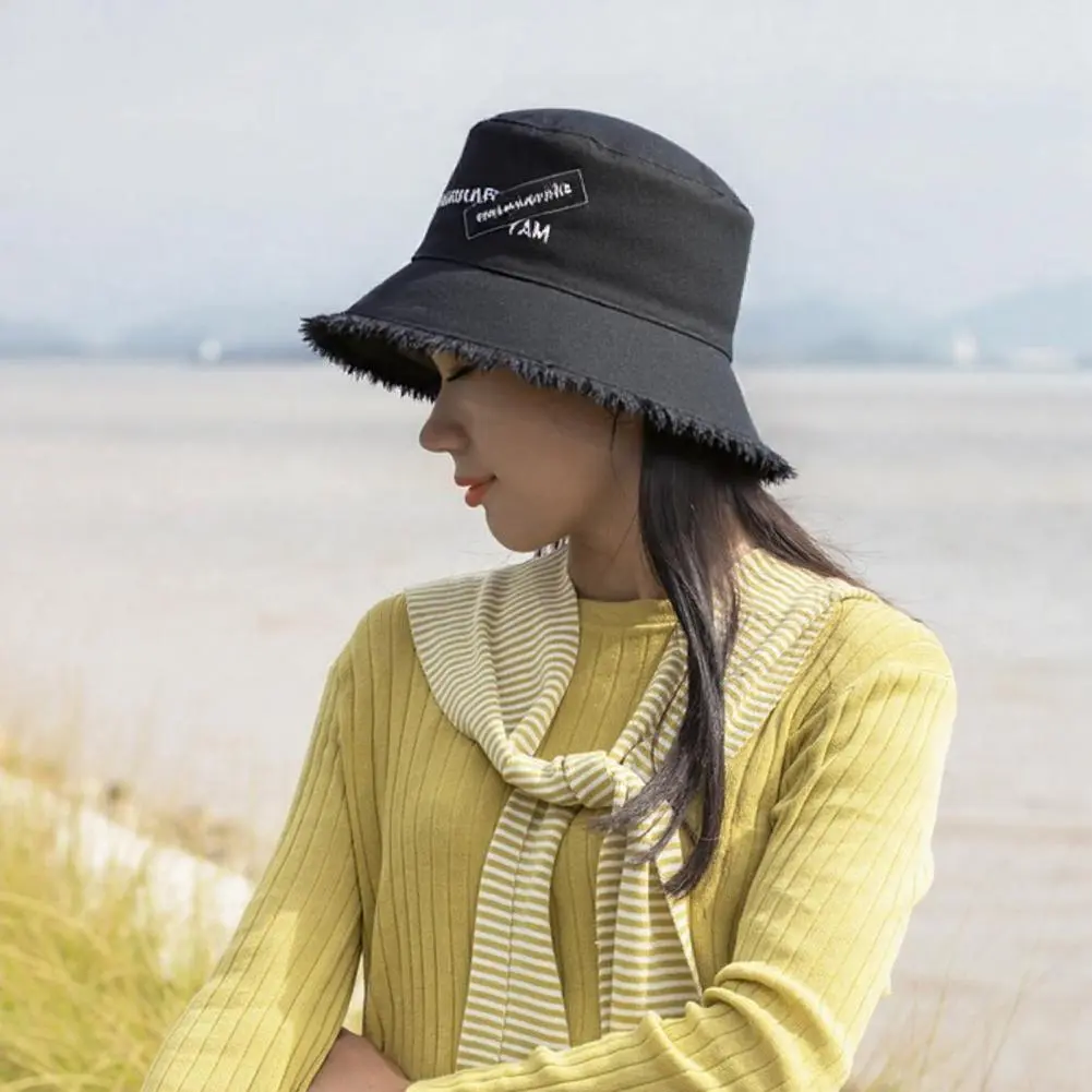 Lightweight Wide-brim Hat Breathable Sun Protection Hat Sun Protection Fisherman Hat with Furry Trim for Lightweight for Men
