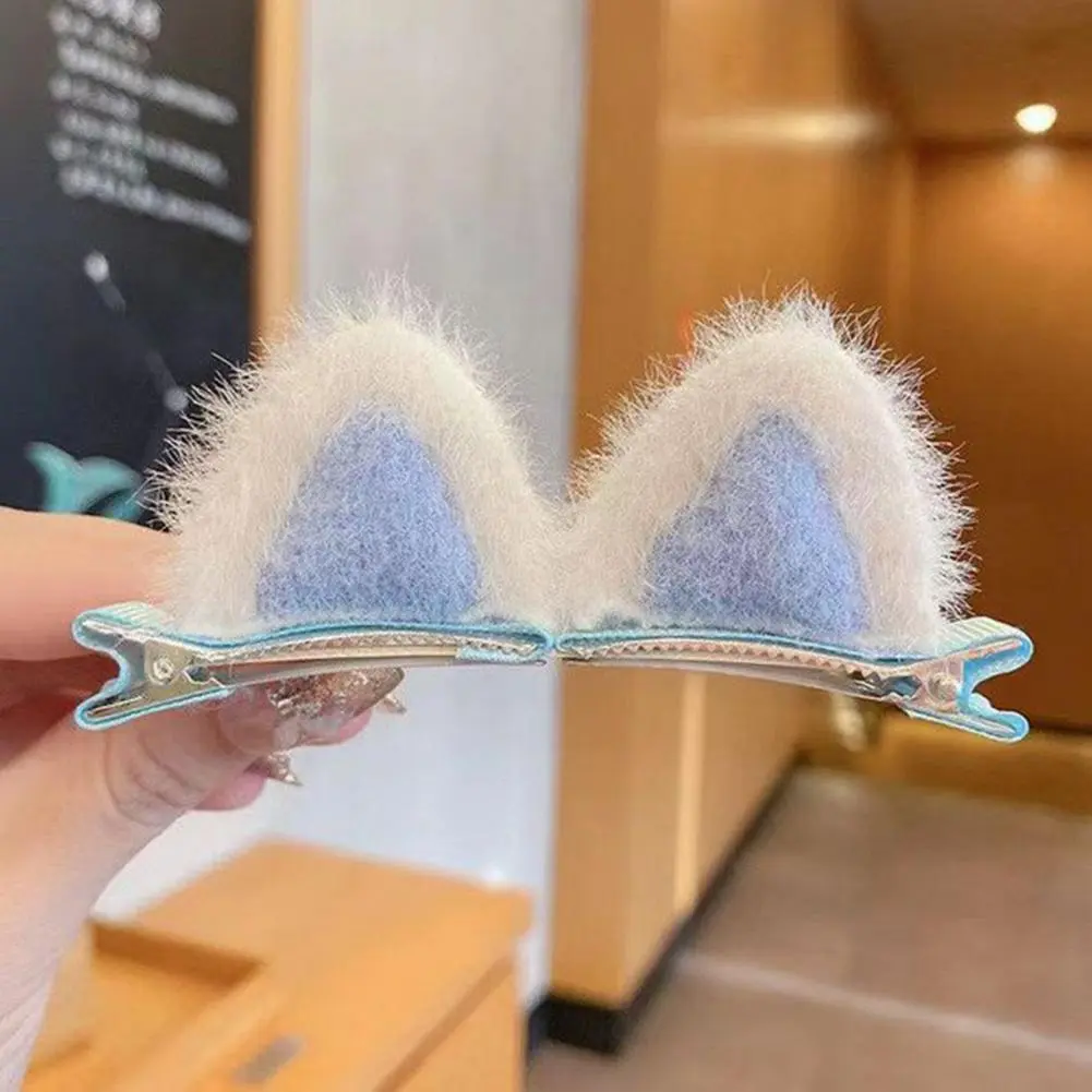Hair Accessories for Girls Adorable Plush Cat Ear Hair Clips Set Cute Design Hairpins for Girls Stylish Hair Accessories