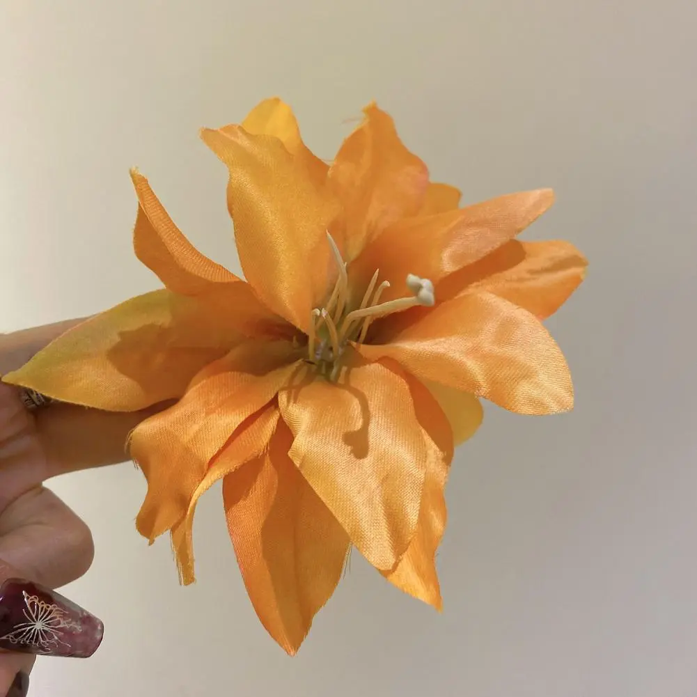 Hairpin Women's Large Flower Hair Clips Elegant Side Hair Pins for Non-damaging Styling Beautiful Hair Accessories That Won't