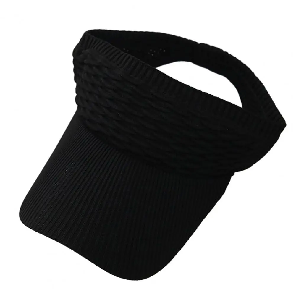 Women Sun Hat Elegant Women Hat Stylish Women's Sun Visor Hats for Tennis Golf Running Adjustable Breathable Anti-uv for Outdoor