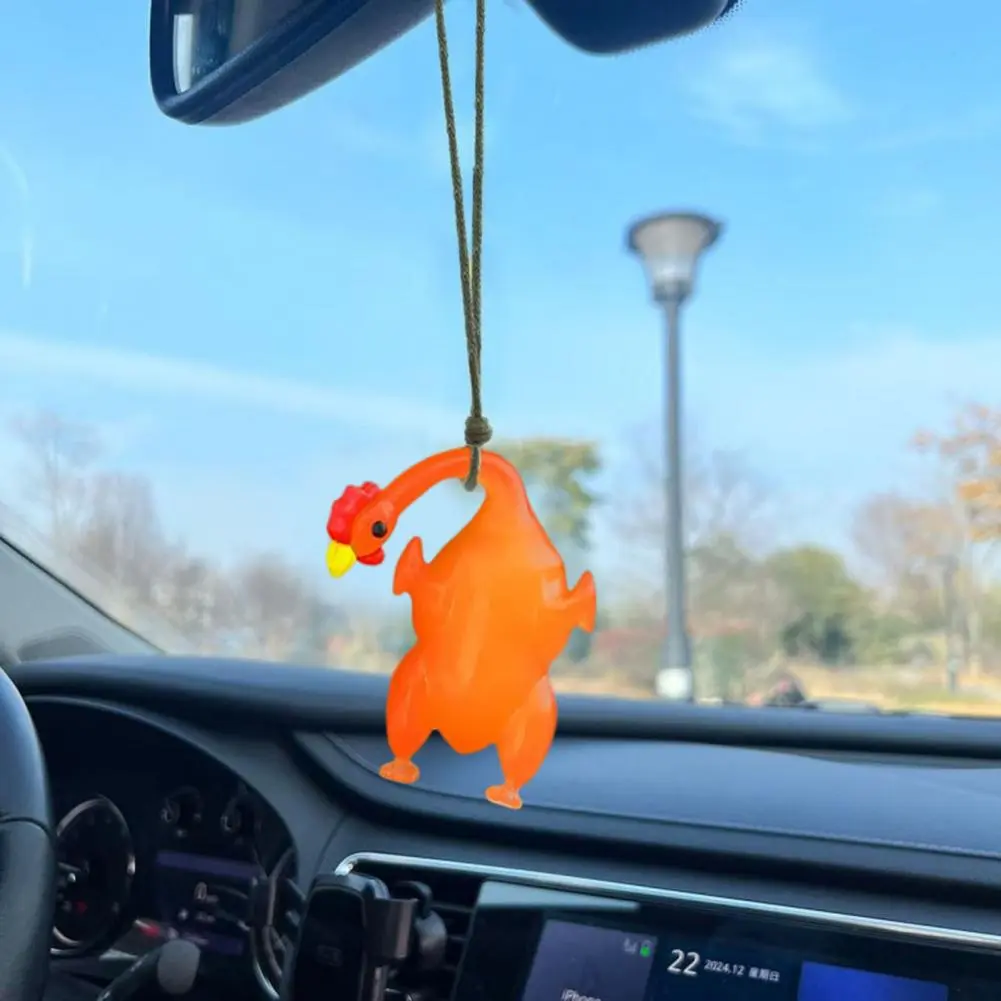 Bag Decoration Keyring Keychain Pendant Uv Temperature Sensing Duck Car Charm Keychain Set for Bag Decoration Color Changing Car