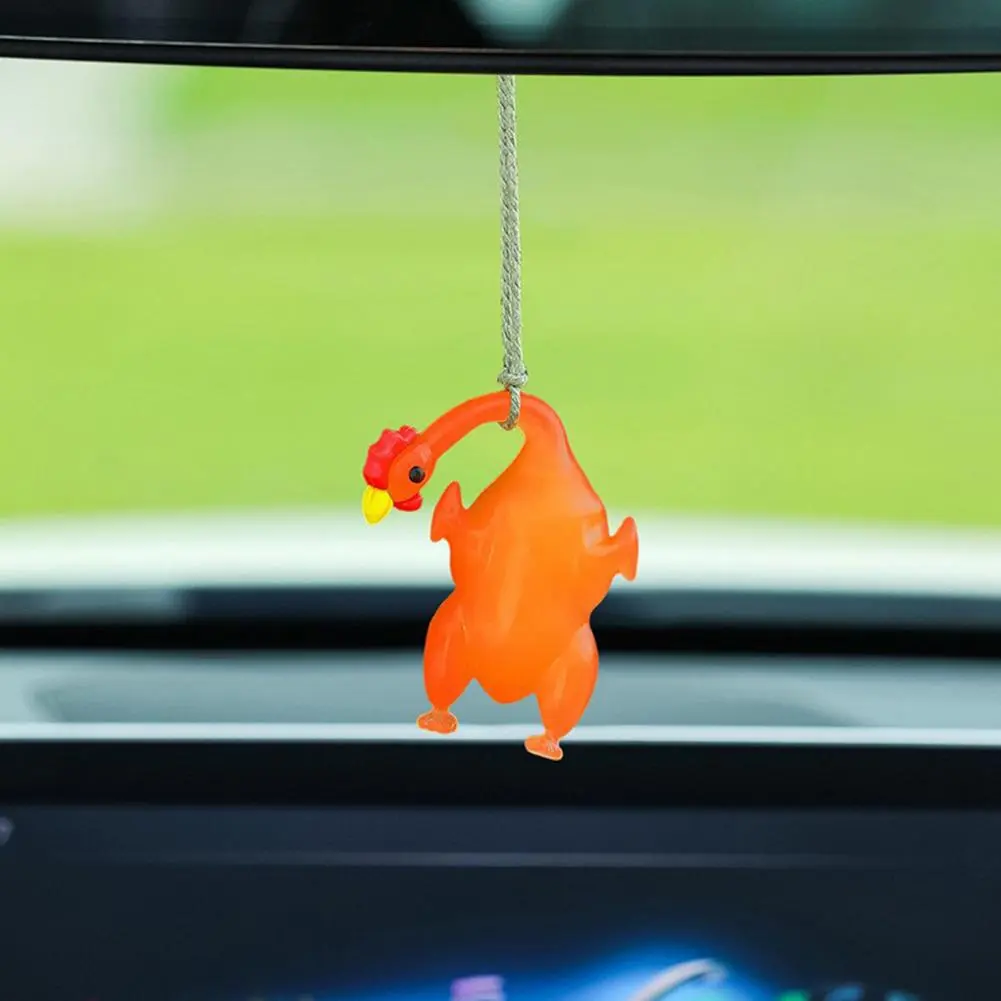 Bag Decoration Keyring Keychain Pendant Uv Temperature Sensing Duck Car Charm Keychain Set for Bag Decoration Color Changing Car