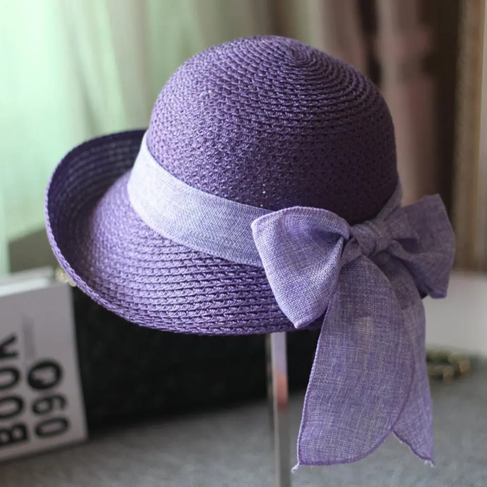 Breathable Sun Hat Beach Hat for Women Stylish Women's Beach Hat with Large Brim Sun Protection Elegant Lace-up for Daily