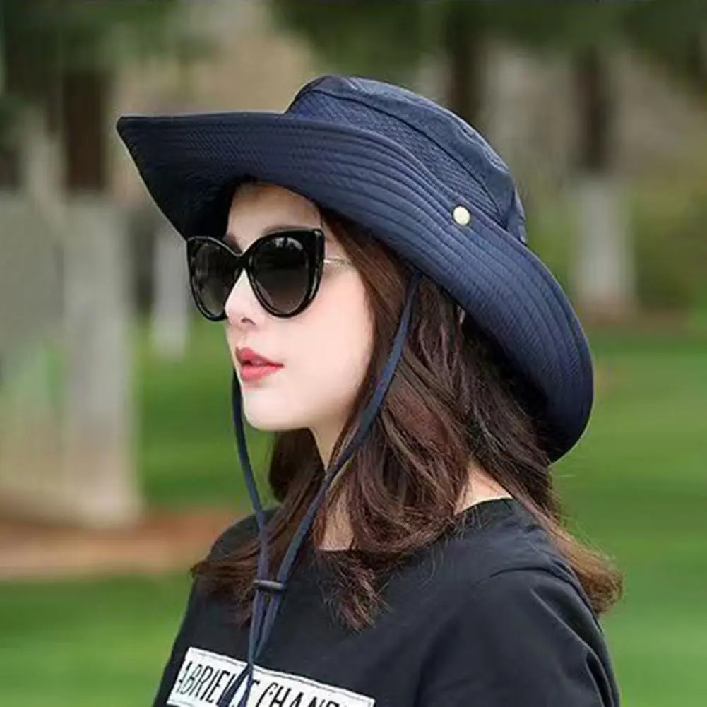 Outdoor Adventure Hat Lightweight Sun Protection Hat Breathable Mesh Sun Hat with Adjustable Drawstring for Outdoor for Ultimate