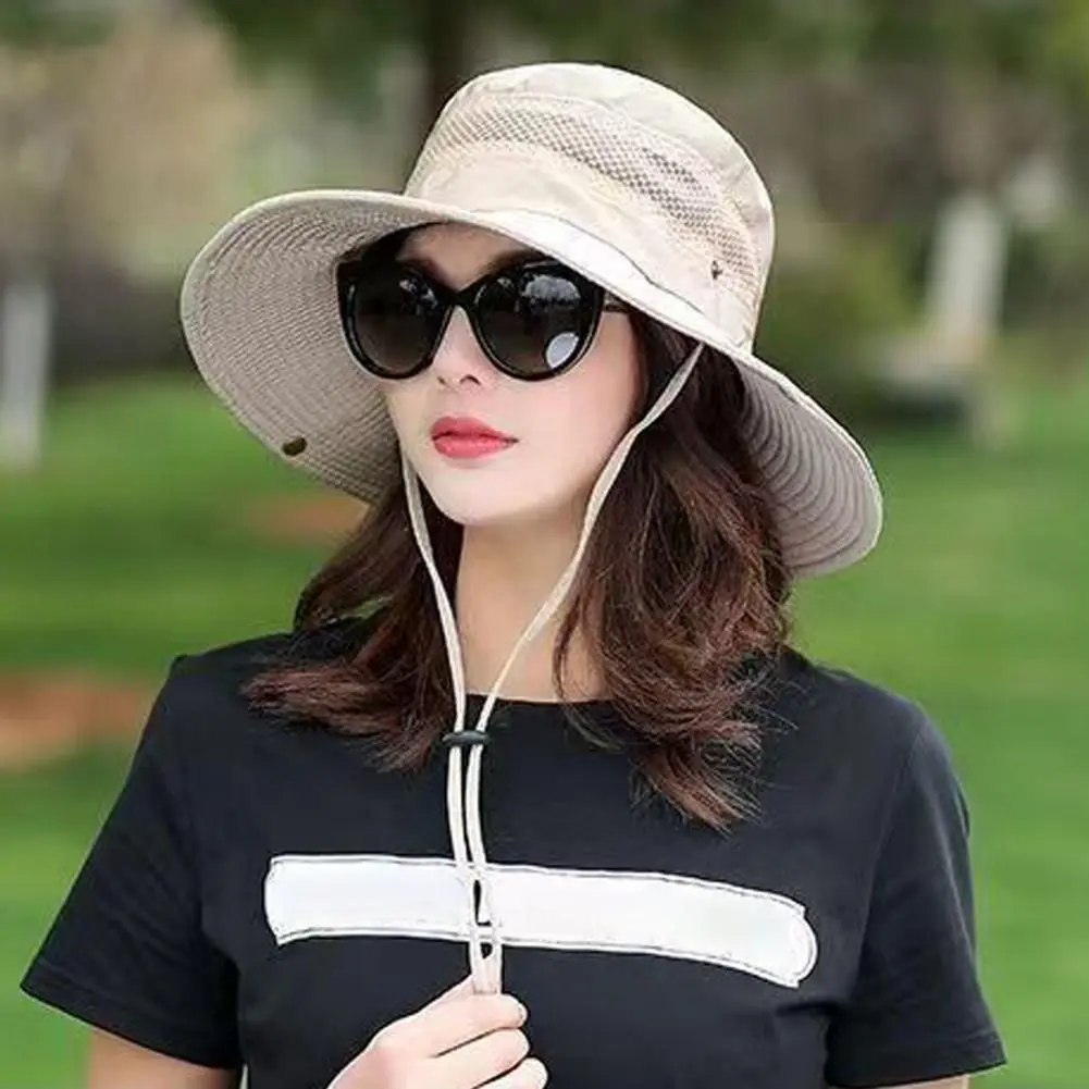 Outdoor Adventure Hat Lightweight Sun Protection Hat Breathable Mesh Sun Hat with Adjustable Drawstring for Outdoor for Ultimate