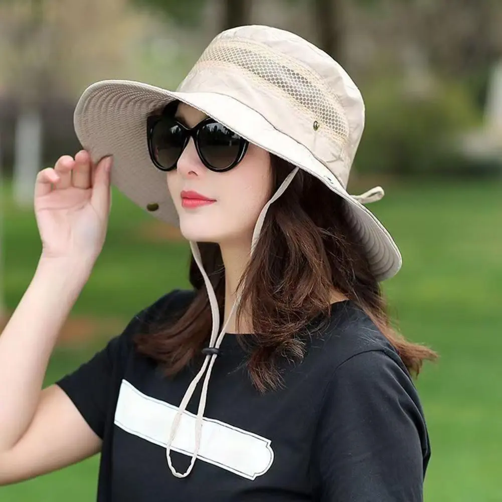 Outdoor Adventure Hat Lightweight Sun Protection Hat Breathable Mesh Sun Hat with Adjustable Drawstring for Outdoor for Ultimate