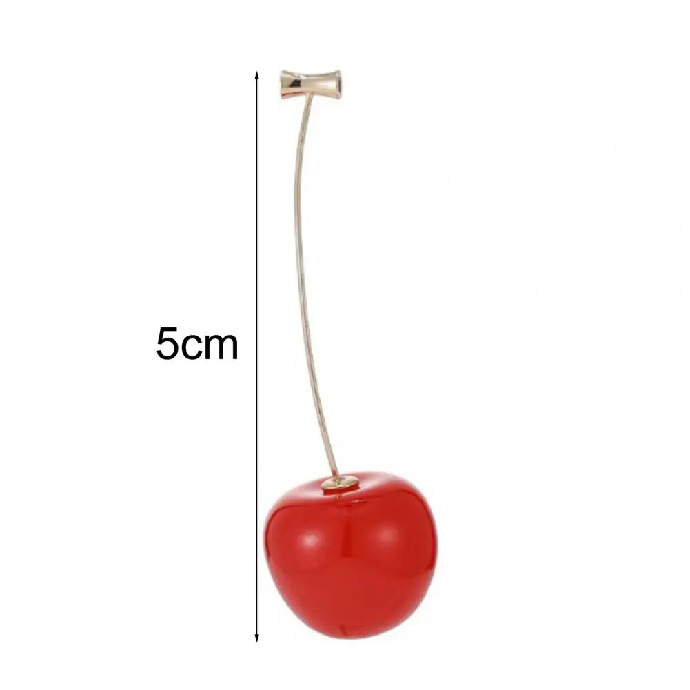 Dangling Earrings Sweet Cherry Shape Alloy Exquisite Jacket Ear Dangle Ear Rings Women Earrings for Dating
