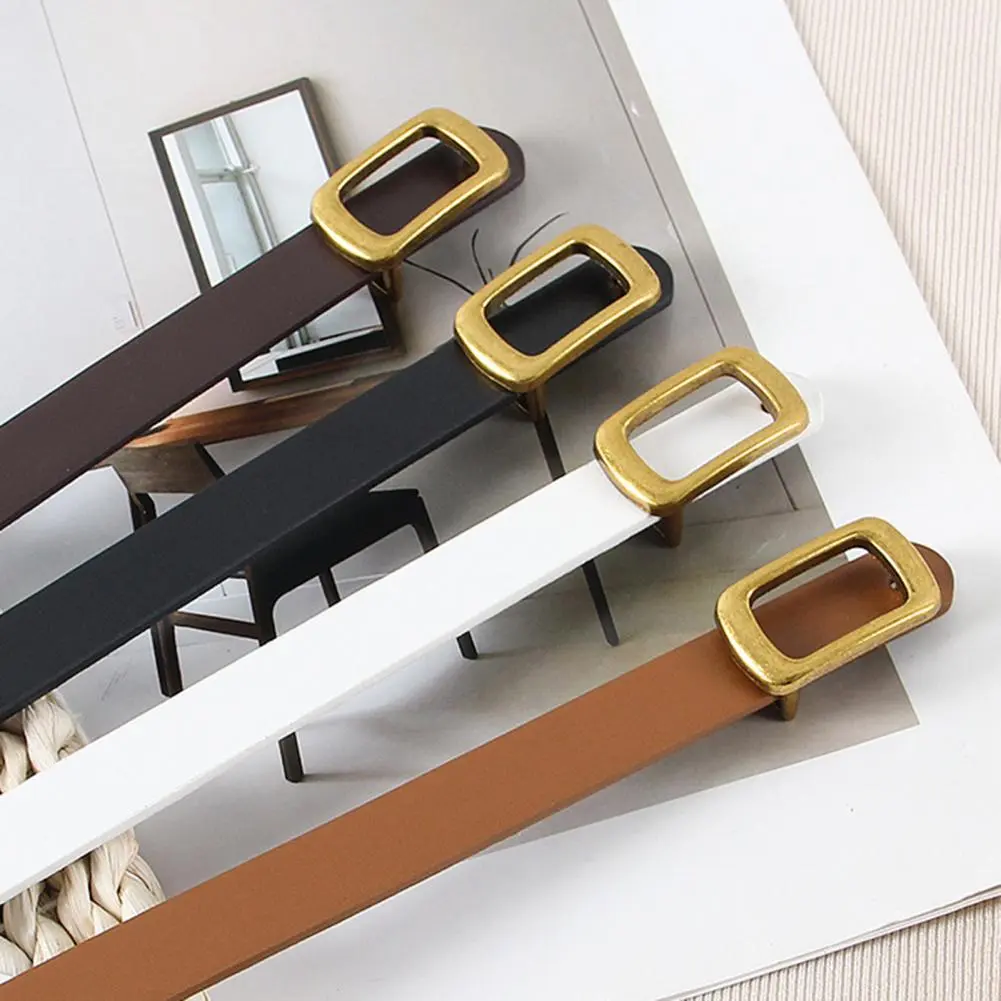 Women Waistband Women Belt for Shirts Retro Style Imitation Leather Women Belt for Office Parties Adjustable Length for Jeans