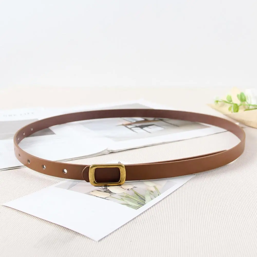 Women Waistband Women Belt for Shirts Retro Style Imitation Leather Women Belt for Office Parties Adjustable Length for Jeans