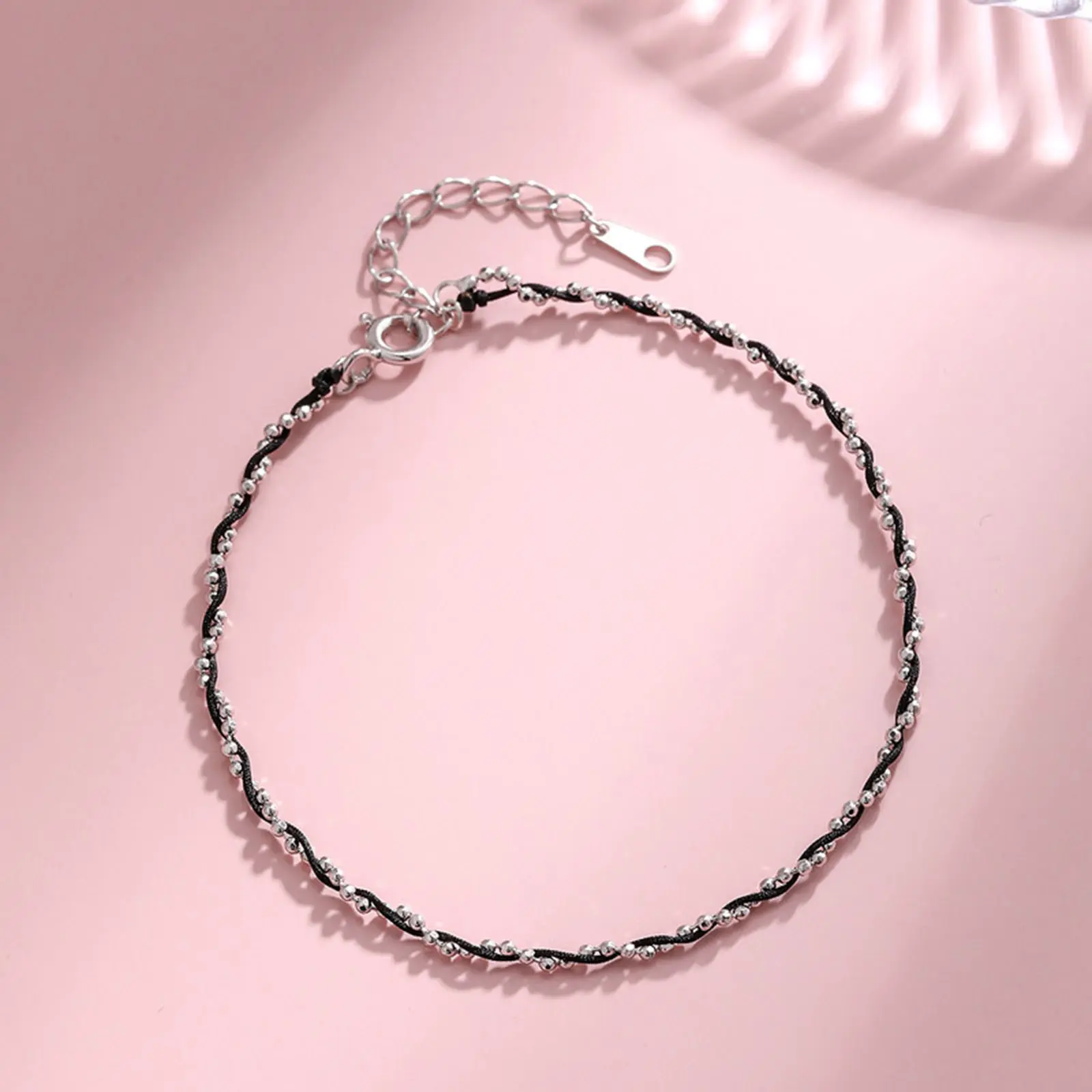 Copper Simple Bracelets Good Lucky Beads Couple Bracelet Men Women Red Rope Braided Bracelet Ball Bracelet 15cm(5 7/8") Long