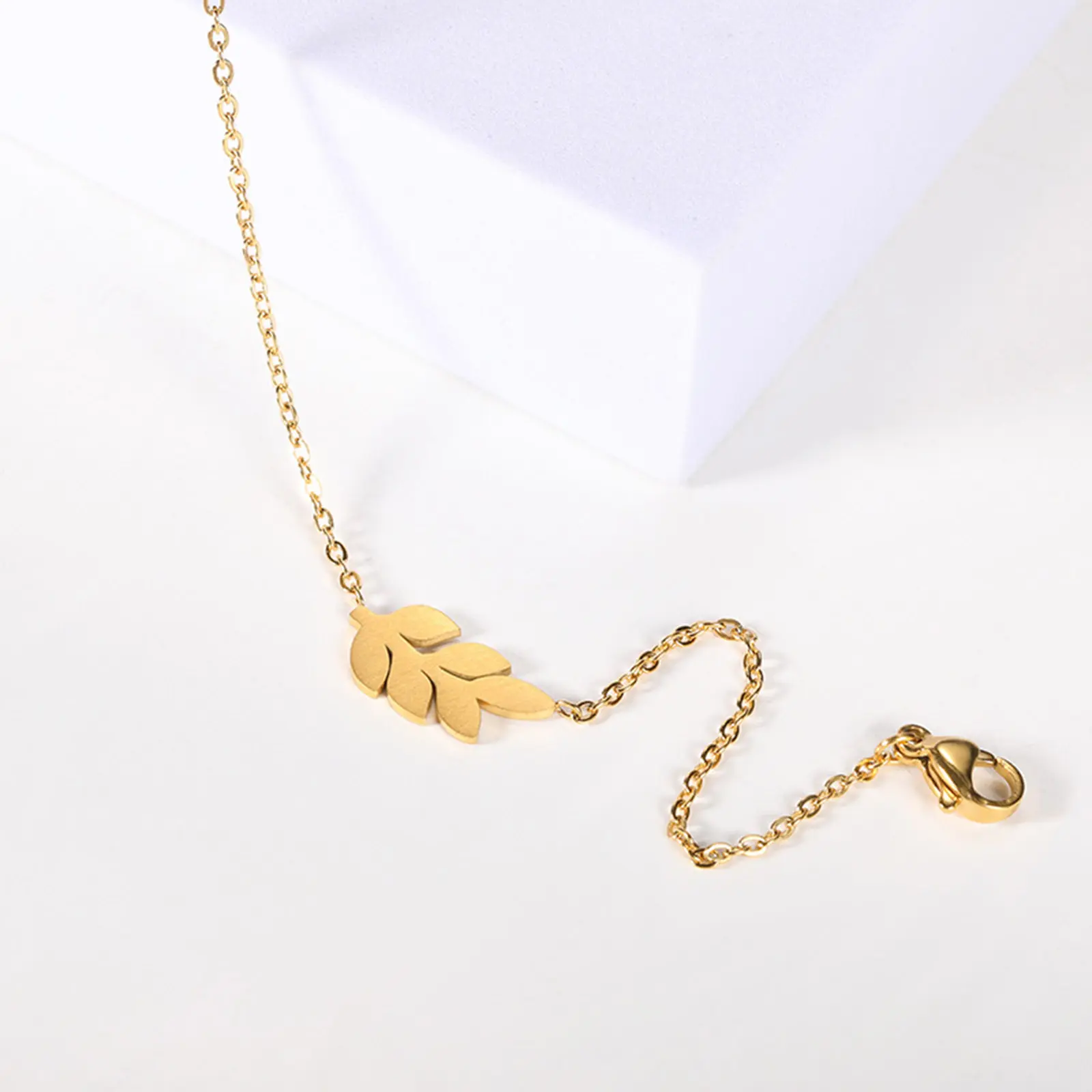 304 Stainless Steel Rolo Chain Bracelets Cactus Panda Butterfly Pendants For Women Simple Gifts 14.5cm(5 6/8") Long, 1 Piece