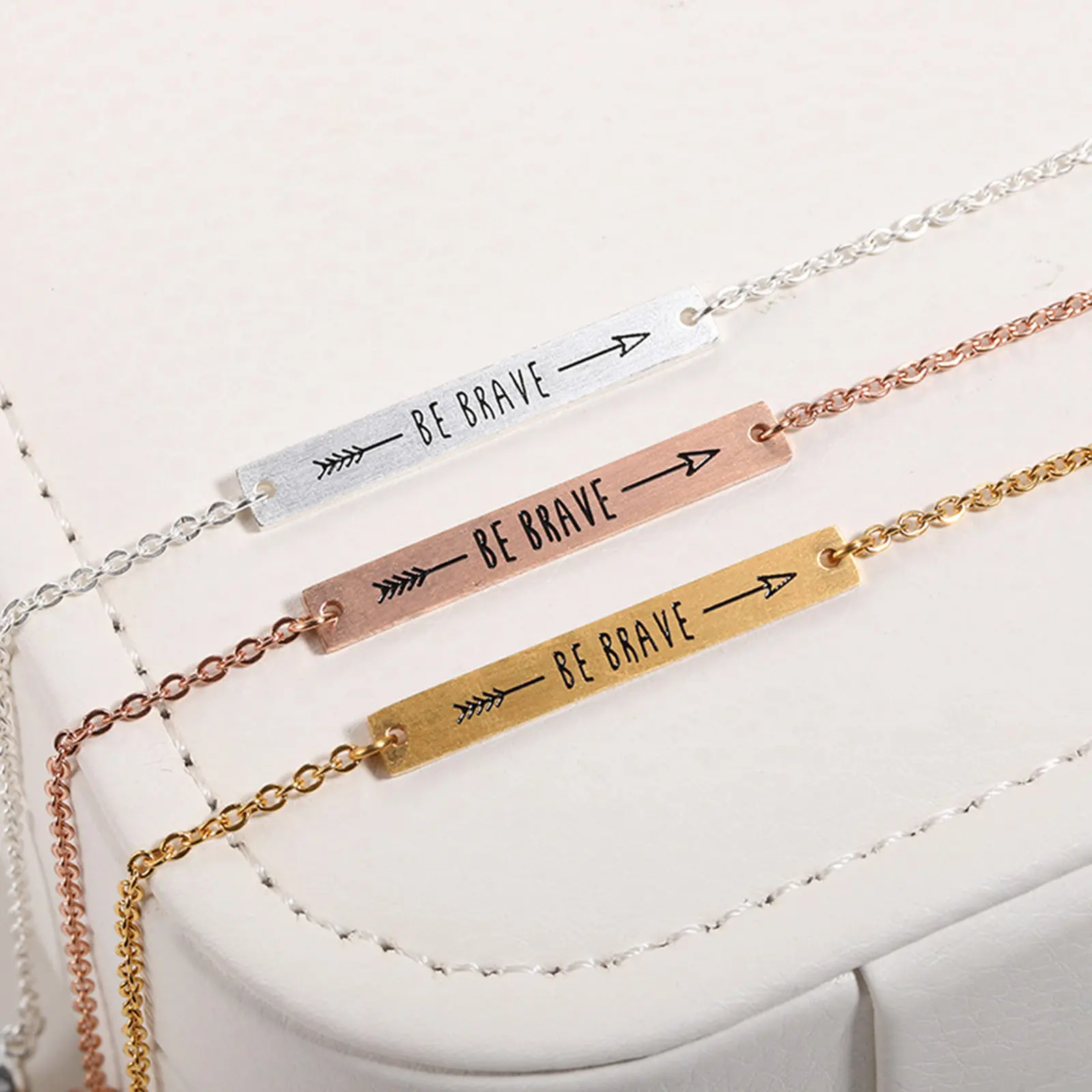 304 Stainless Steel Rolo Chain Bracelets Cactus Panda Butterfly Pendants For Women Simple Gifts 14.5cm(5 6/8") Long, 1 Piece