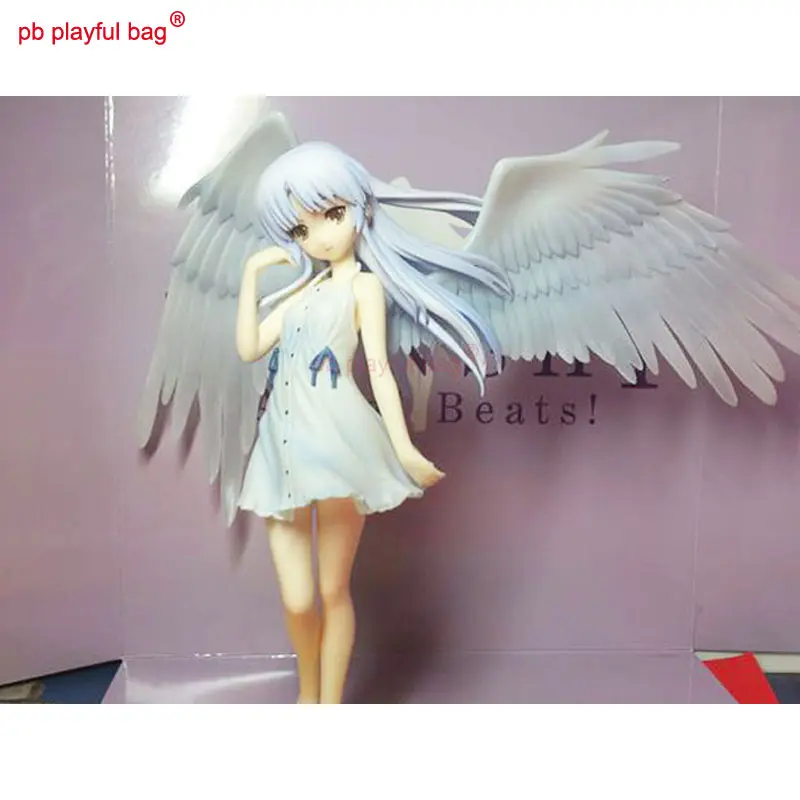 The heartbeat of a human-shaped angel AngelBeats Lihua plays the wings of an archangel beautiful girl 20cm figure OD01