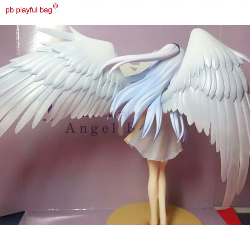 The heartbeat of a human-shaped angel AngelBeats Lihua plays the wings of an archangel beautiful girl 20cm figure OD01