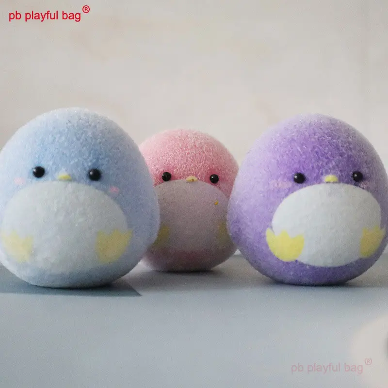 PB Playful Bag Slow rebound Flocking chick Squishies Slow Rising Stress Relief Squeeze Toys for Kids Creative gift ZG96