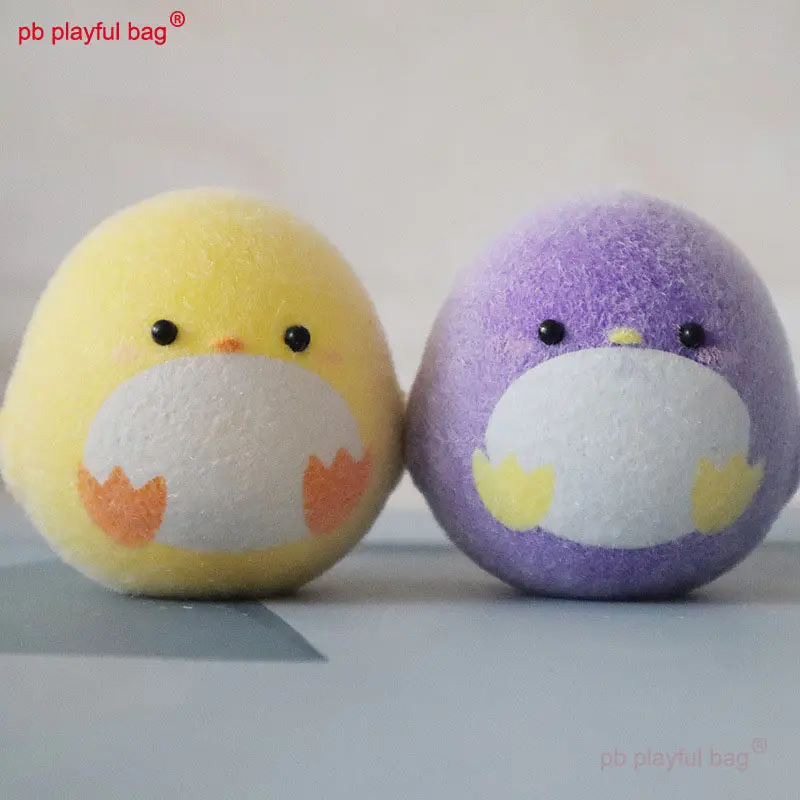 PB Playful Bag Slow rebound Flocking chick Squishies Slow Rising Stress Relief Squeeze Toys for Kids Creative gift ZG96