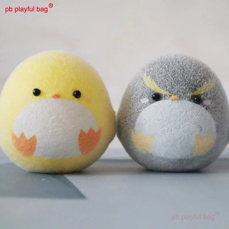 PB Playful Bag Slow rebound Flocking chick Squishies Slow Rising Stress Relief Squeeze Toys for Kids Creative gift ZG96