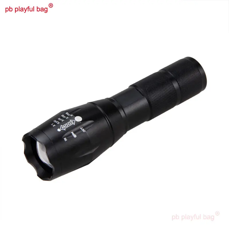 Outdoor Hiking Portable Strong Light Flashlight A100 Travel Camping Equipment Aluminum Alloy Flashlight Sport Toy QG430