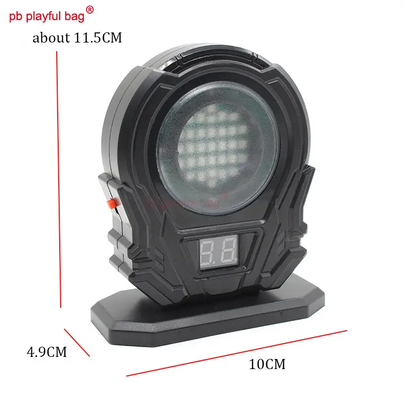 Outdoor Sports CS Game Equipment Music Lighting Scoring Shooting Training Induction Laser Target Competition Toy Parts QG424