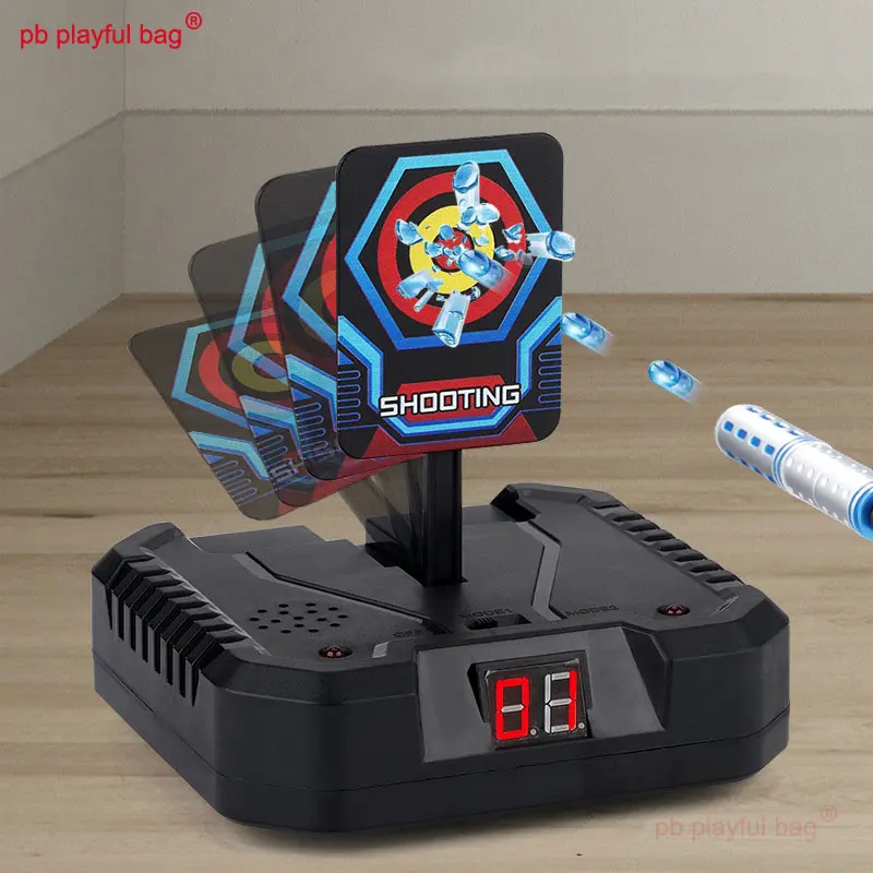 Outdoor Sports Soft Bullet gun Gel Ball Mobile Electric Shooting training target Scoring Target Automatic Return Target Toy VG78