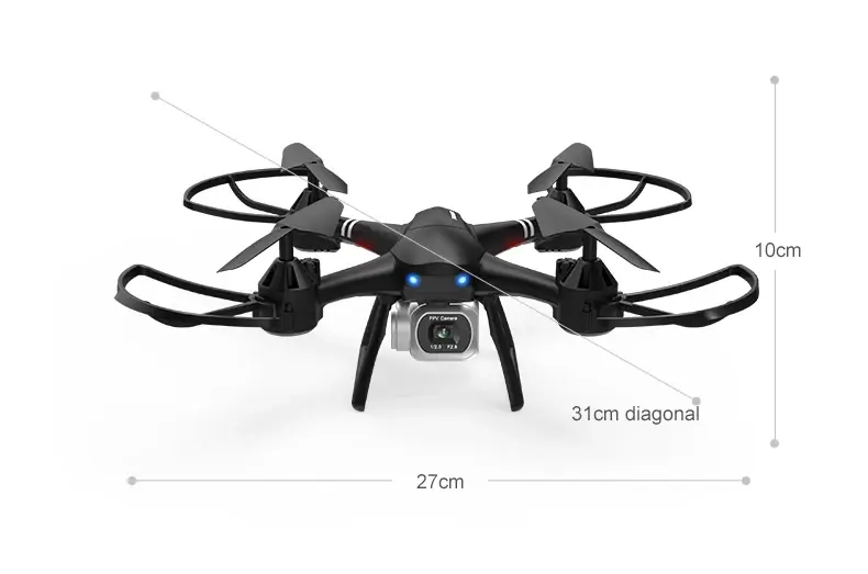 HD Camera RC Drone Professional WiFi FPV 4K RC Quadcopter Live Transmission Remote Control Helicopter Aerial Photography Plane