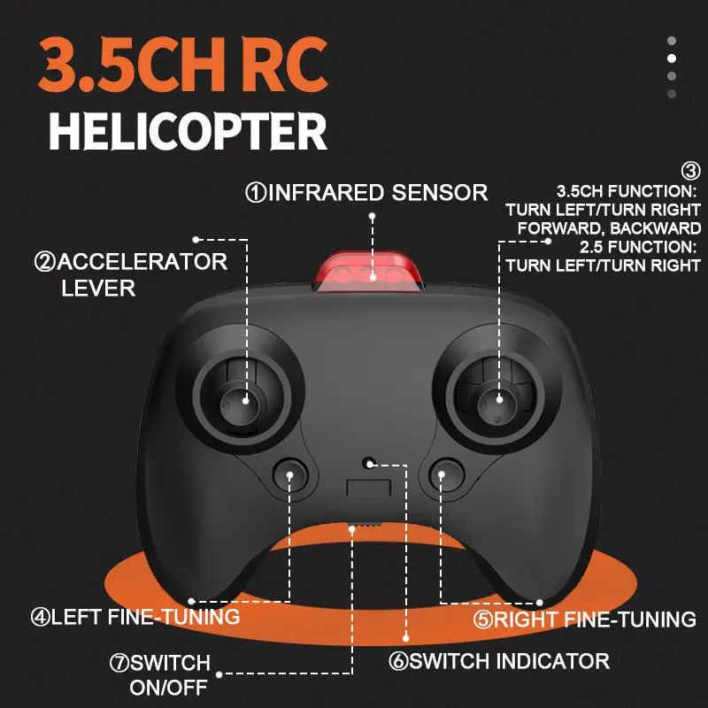 Rc Helicopter LED light Electronic Remote Control Plane 3.5Ch 2.5Ch 2.4G Rc Drone Obstacle Avoidance Electric RC Airplane Toys