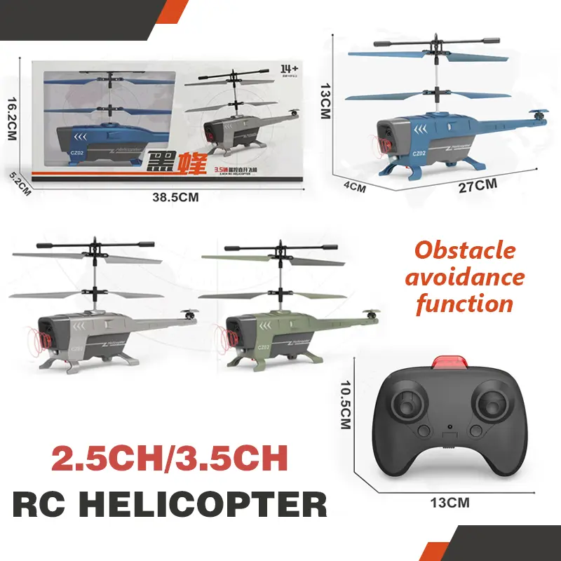 Rc Helicopter LED light Electronic Remote Control Plane 3.5Ch 2.5Ch 2.4G Rc Drone Obstacle Avoidance Electric RC Airplane Toys