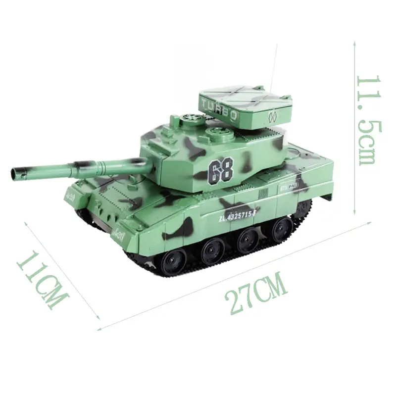Remote Control Tank Fire A Cannon Electronic Tank Shoot Cannonball RC Car Electric Games Military Model For Boy Birthday Gifts