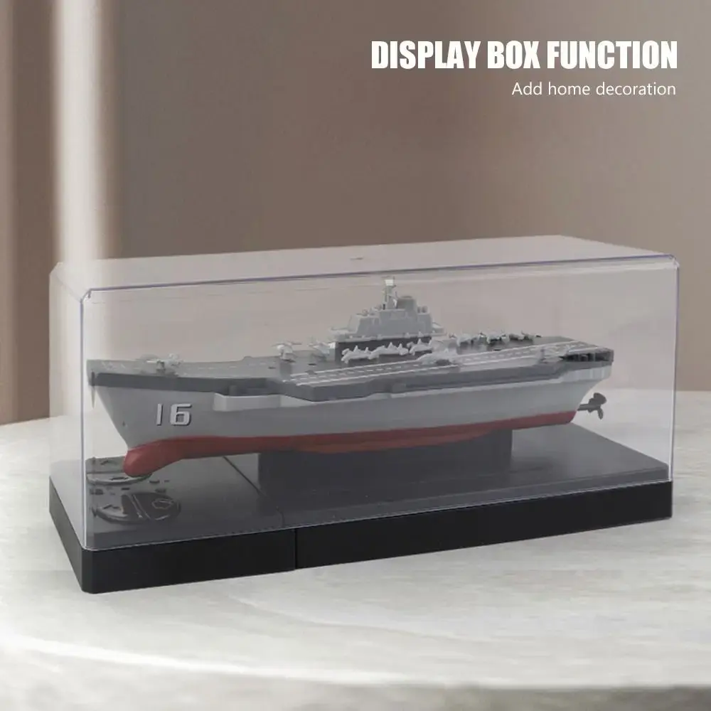 Mini Remote Control Ship High-speed RC Speedboat Water Game Electronic Wireless 2.4G RC Warship Simulation Mini Battleship toy