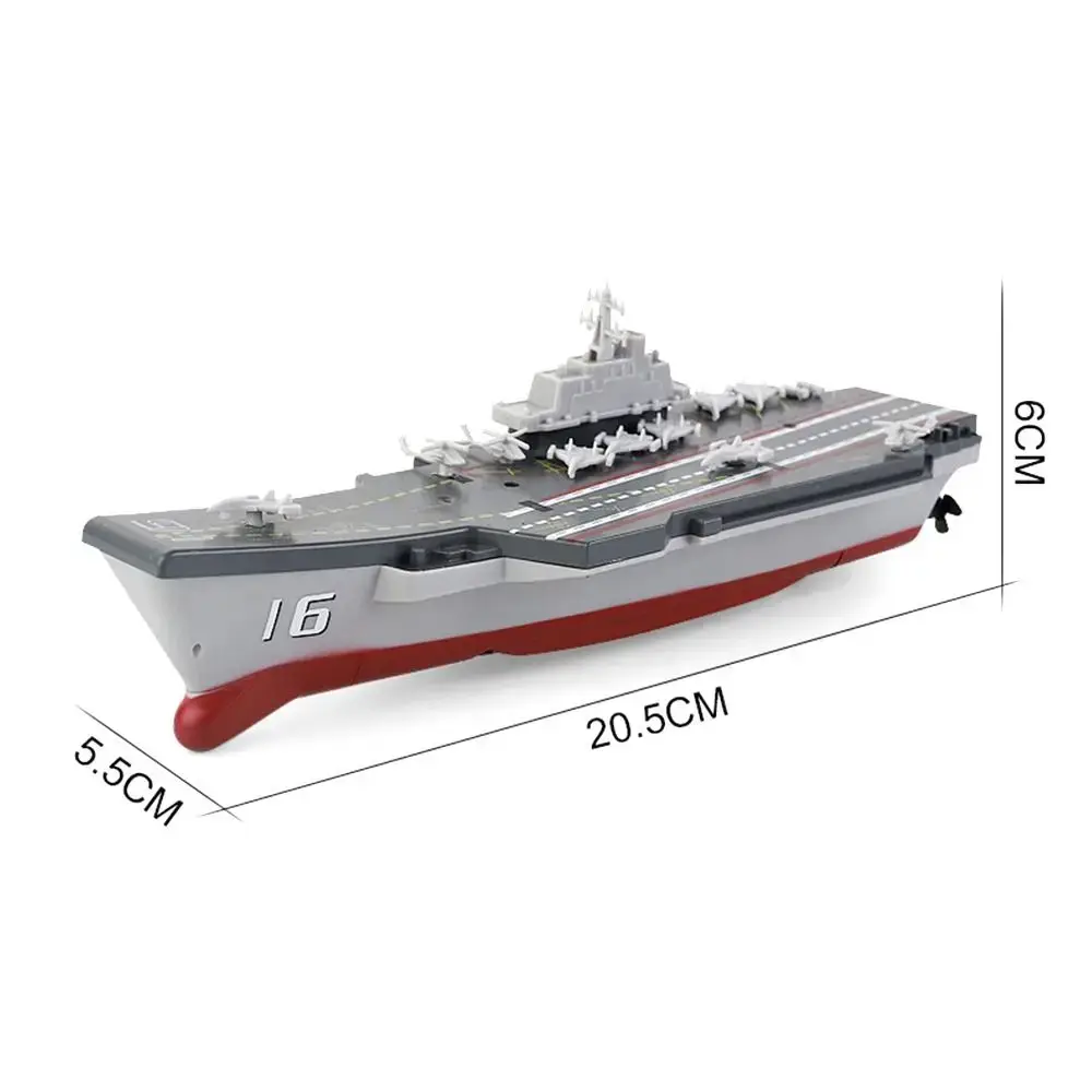 Mini Remote Control Ship High-speed RC Speedboat Water Game Electronic Wireless 2.4G RC Warship Simulation Mini Battleship toy