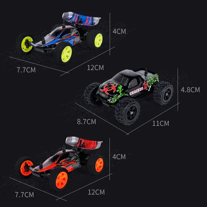Mini Racing RC car 4CH 2.4G Off-Road Remote Control Truck 1:32 2WD 20km/h High Speed Electronic RC Drift Vehicle Boy Kids Gift