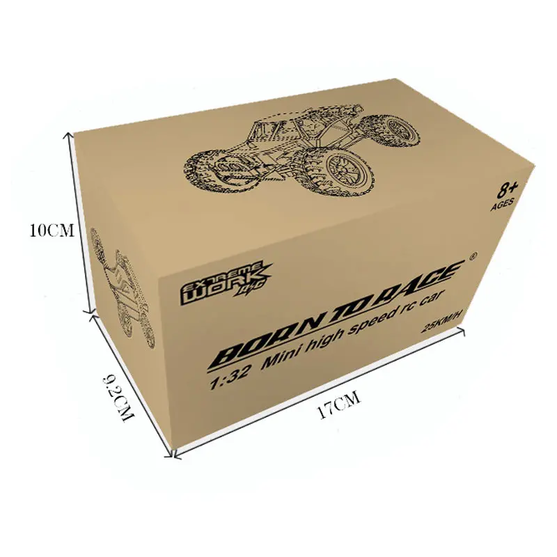 Mini Racing RC car 4CH 2.4G Off-Road Remote Control Truck 1:32 2WD 20km/h High Speed Electronic RC Drift Vehicle Boy Kids Gift
