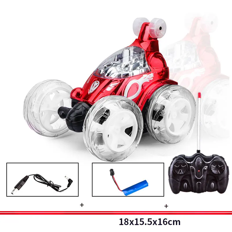 Remote Control Car Graffiti Stunt Tipper RC Cars Electroinc Vehicle With Light Music 360 ° Rolling Dancing 2.4Ghz Toy Kids Gift