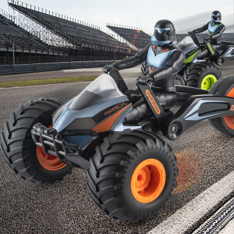 RC Motorcycle Transformation Remote Control Racing Motor Tricycle High Speed Electronic With LED Music Stunt Motorbike Boys Toy