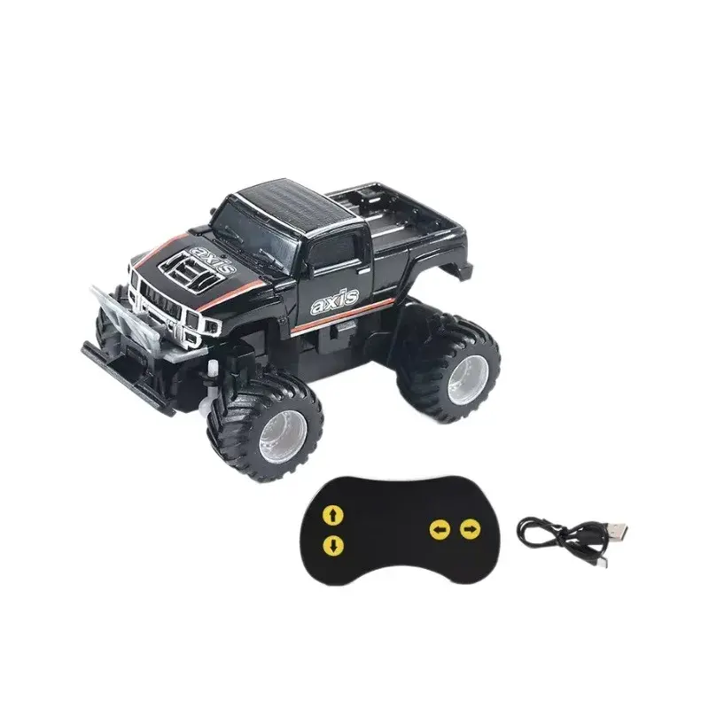 Mini Remote Control Car Off-road Bigfoot Toy 1:58 Chargeable Electronic RC Vehicle Model 2.4G Simulation RC Truck for Kids Gift