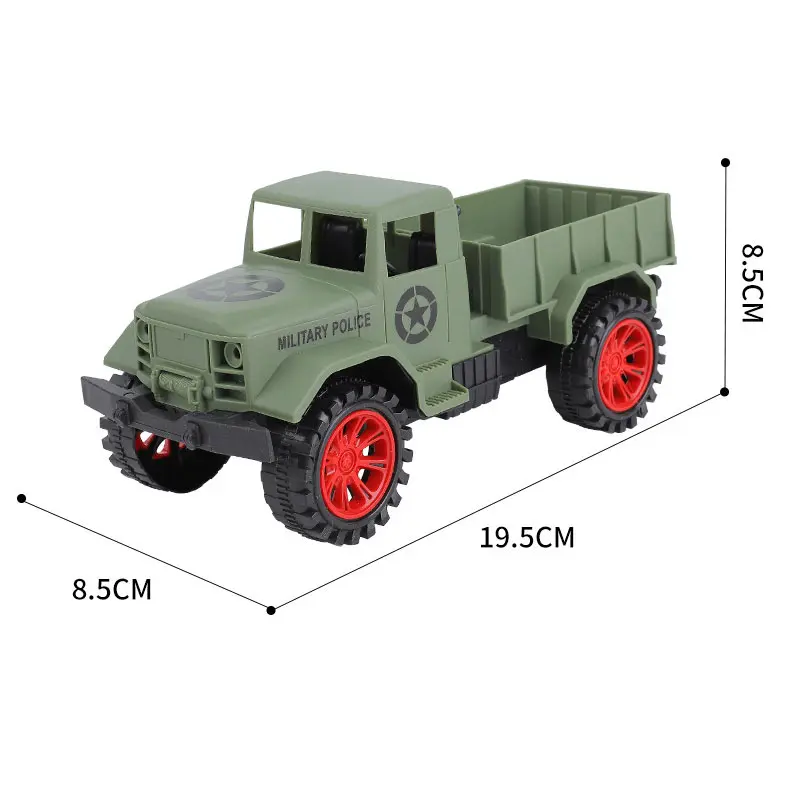 RC Car Simulation Remote Control Military Truck USB Charge Engineering Electronic Racing Vehicle Toy Gift For Boys Birthday