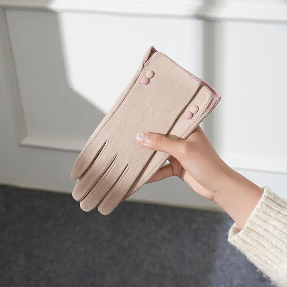 Warm Gloves for Winter Winter Fashion Gloves Windproof Fleece Winter Gloves for Women Touch Screen Warm for Outdoor Driving