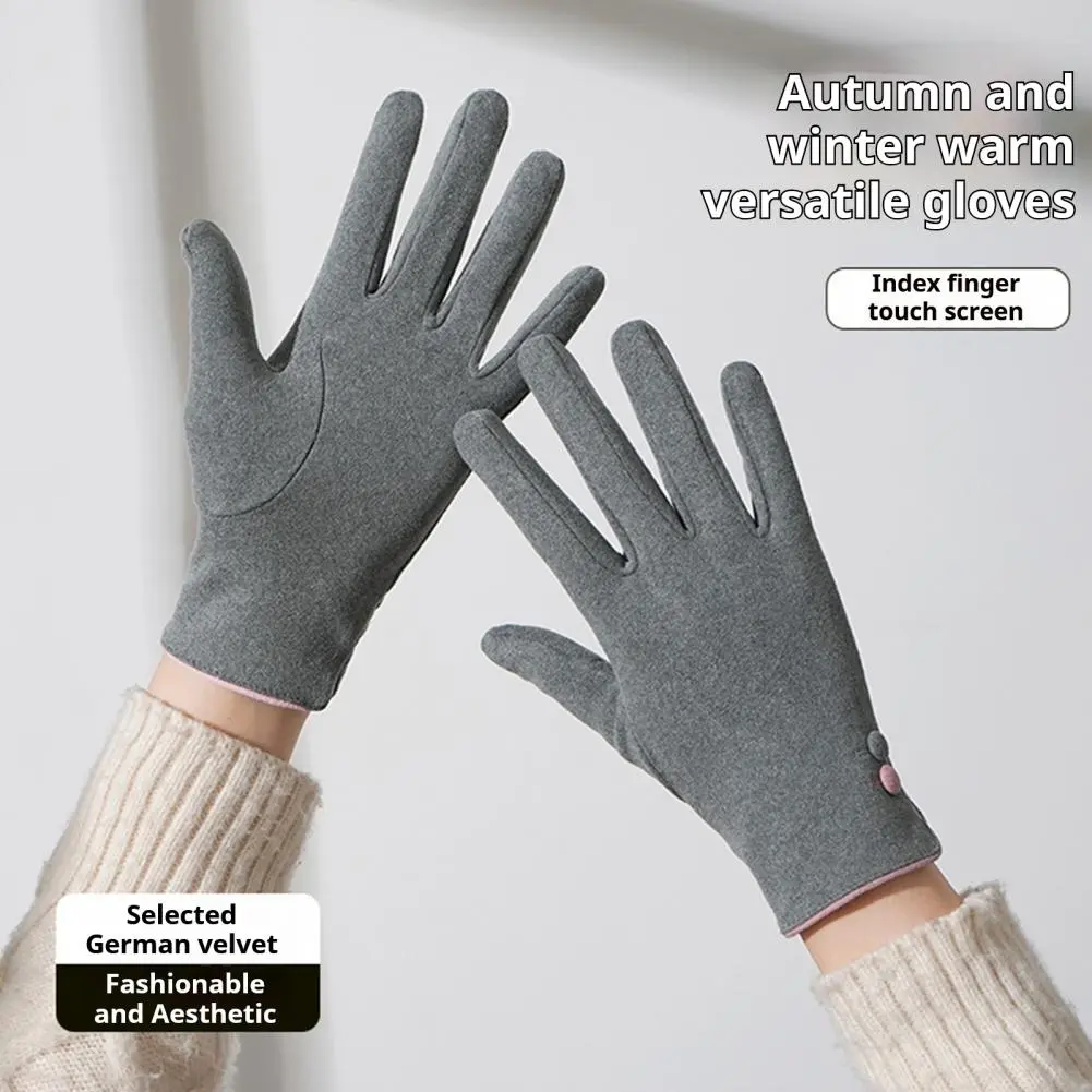 Warm Gloves for Winter Winter Fashion Gloves Windproof Fleece Winter Gloves for Women Touch Screen Warm for Outdoor Driving