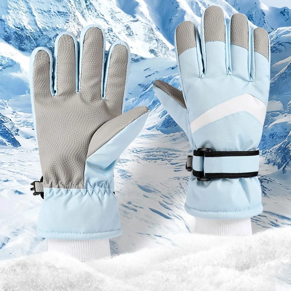 Double Warm Winter Gloves Winter Cold-resistant Gloves Winter Ski Gloves for Men Women Waterproof for Snowboard for Weather