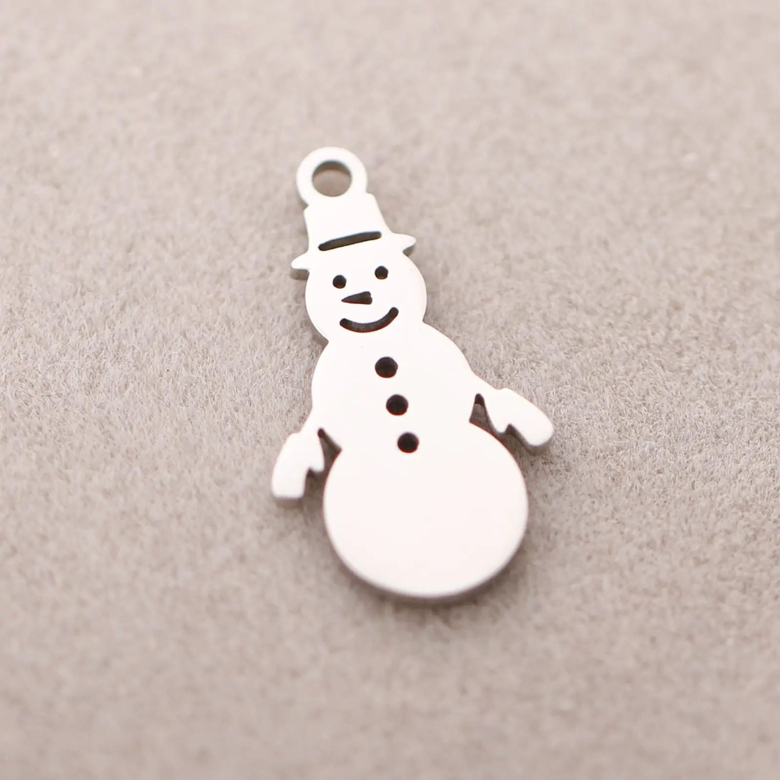 304 Stainless Steel Christmas Charms Deer Snow Socks Metal Pendants for DIY Earrings Handmade Jewelry Making Findings, 3 PCs