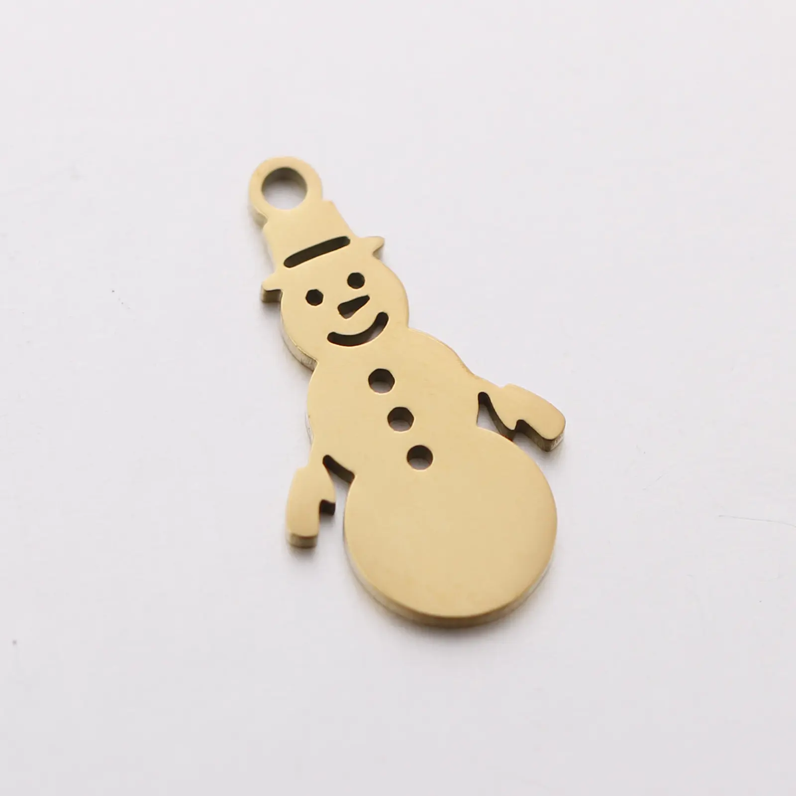 304 Stainless Steel Christmas Charms Deer Snow Socks Metal Pendants for DIY Earrings Handmade Jewelry Making Findings, 3 PCs