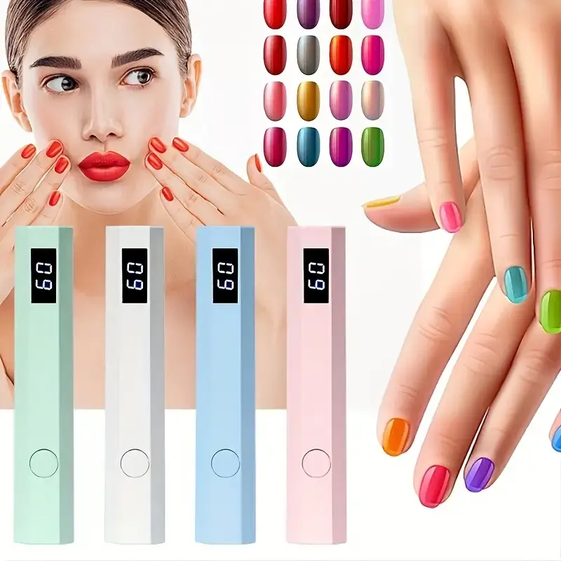 LINMANDA Mini Portable UV LED Nail Lamp With LED Display Handheld USB Nail Dryer Lamp For Fast Curing Gel Polish Nail Art Tool