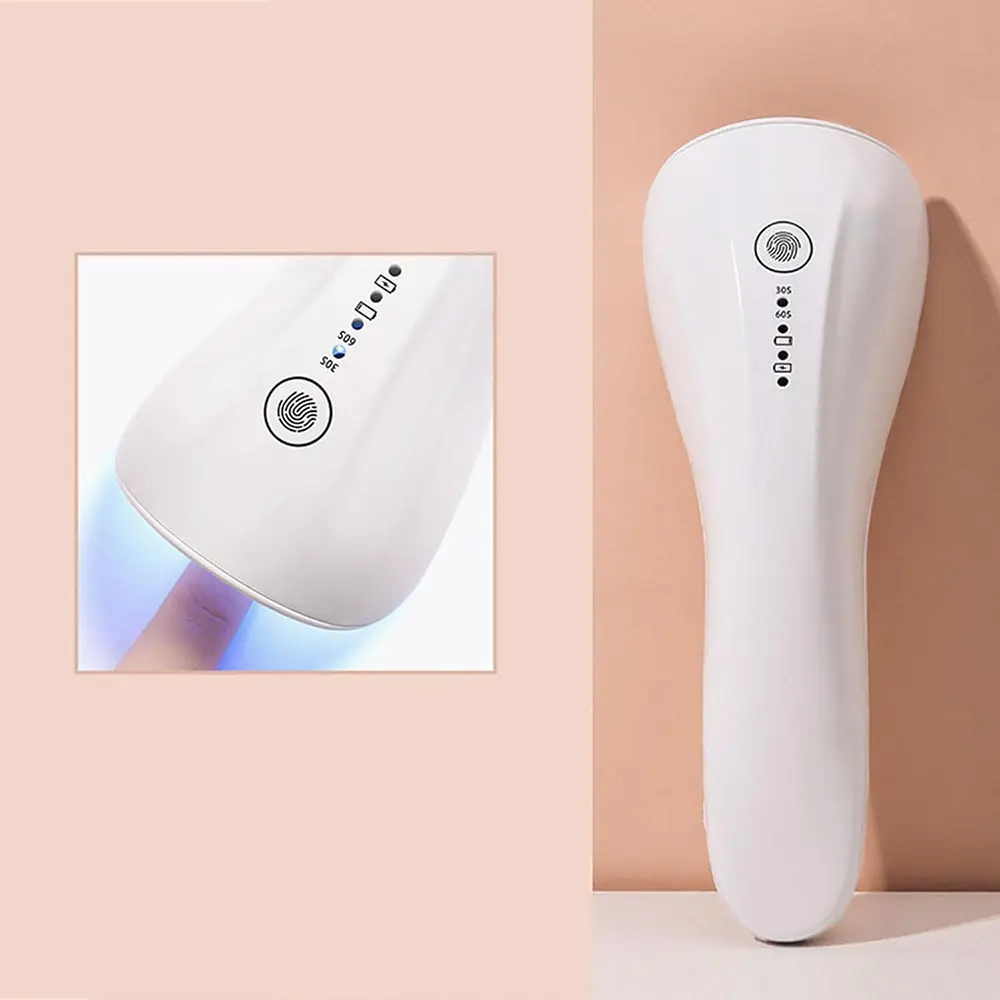 LINMANDA Portable USB Handheld Nail Lamp Mutifunctional Machine Portable Nail Phototherapy Machine Small Rechargeable Lamp
