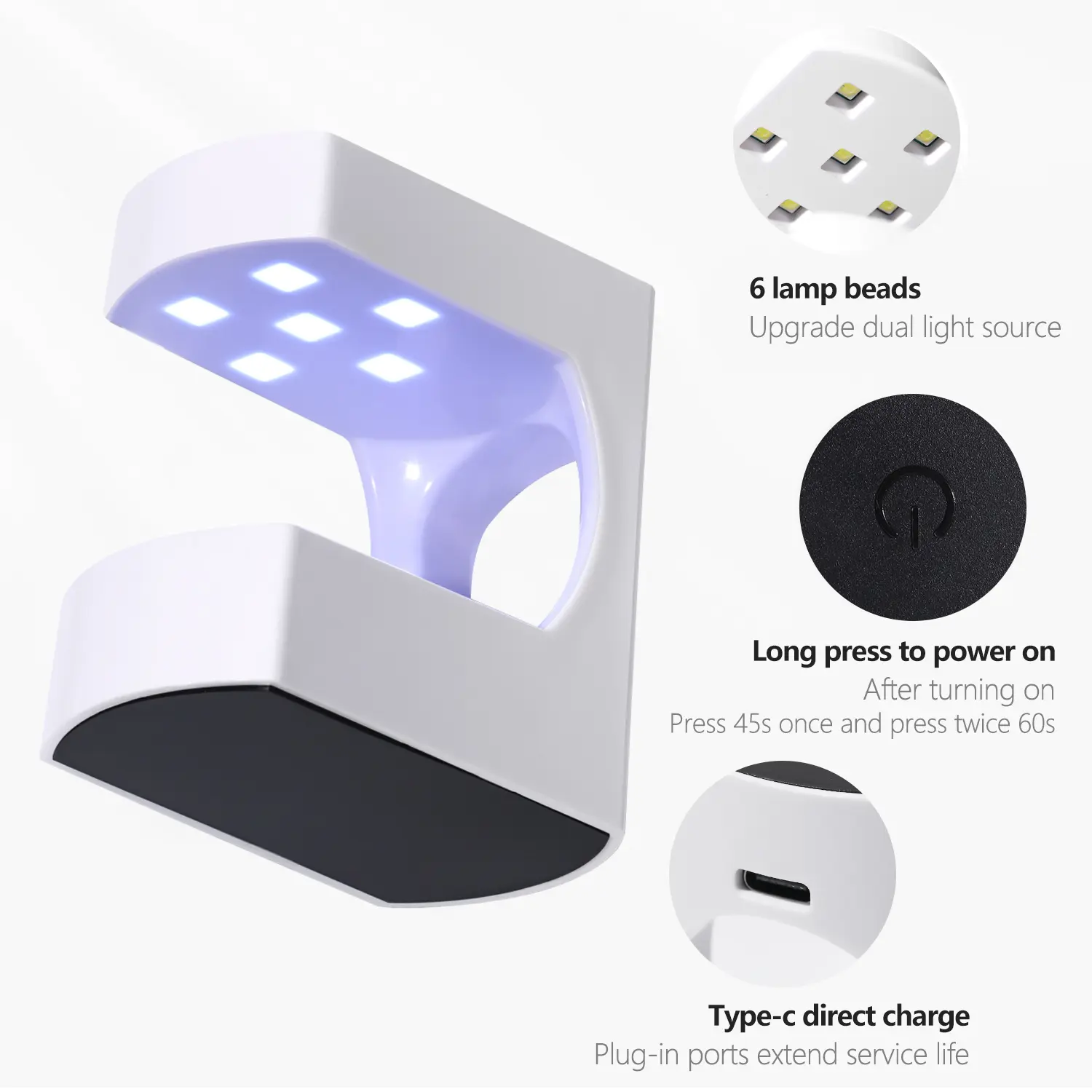 LULAA Touchscree Charm Intelligent Nail Dryer Gel Polish Drying Lamp Uv Led Lamp Nail Phototherapy Machine Tool Salon Equipment