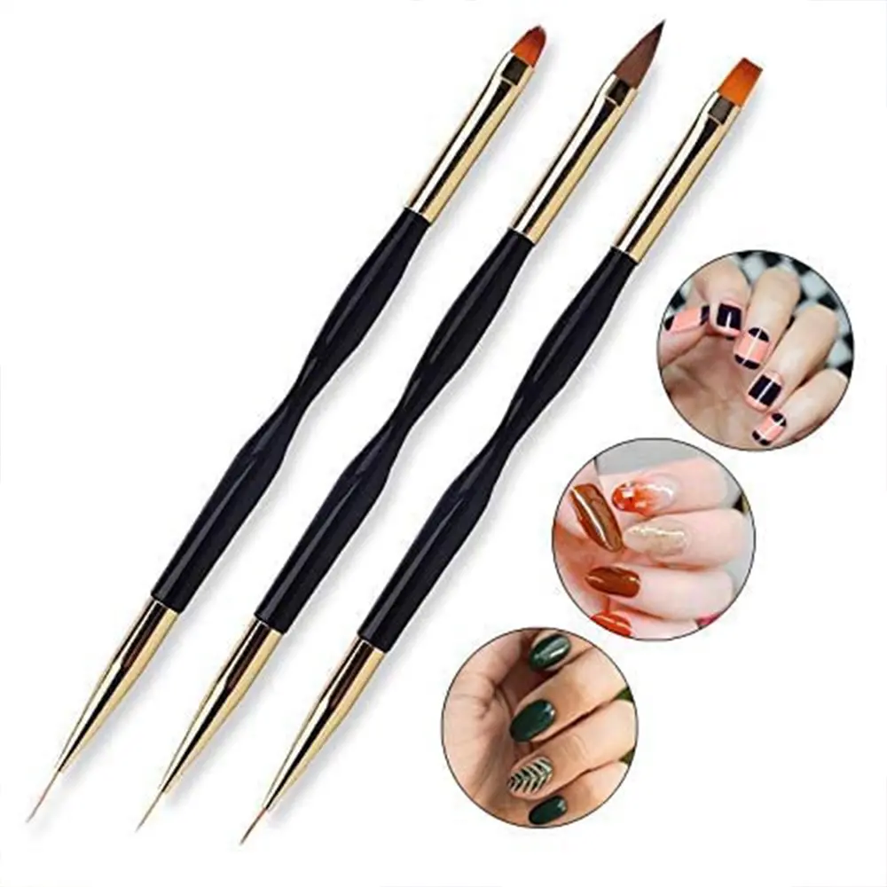 LINMANDA Double Ended Dotting Tool for Nail Nail Decoration Pens Embossing Tools Crafts for Gel Nails and Rhinestone Application