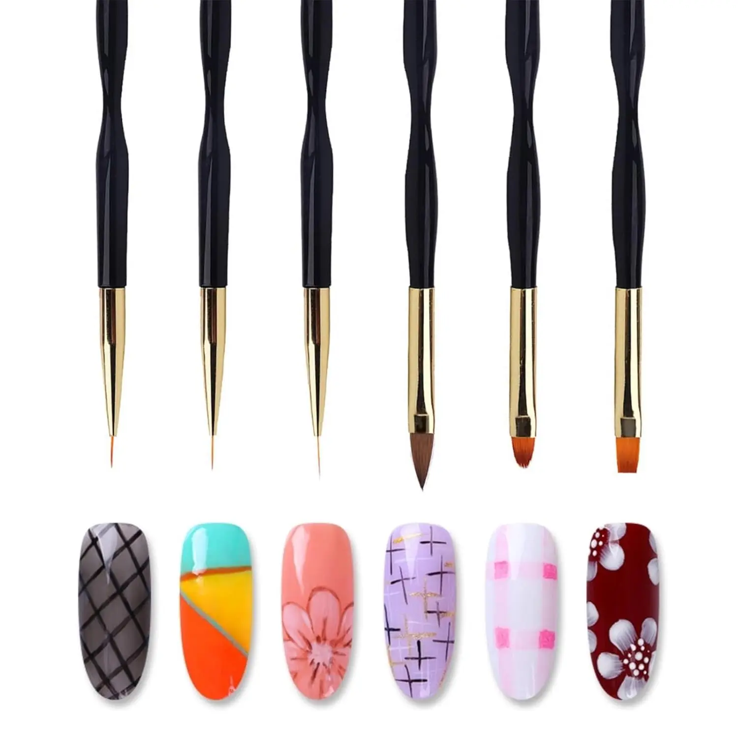 LINMANDA Double Ended Dotting Tool for Nail Nail Decoration Pens Embossing Tools Crafts for Gel Nails and Rhinestone Application