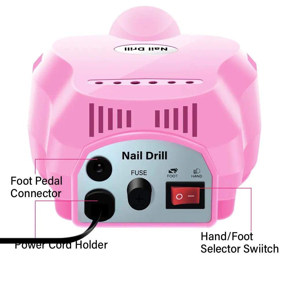 LINMANDA Adjustable 20000RPM Electric Nail Drill Machine Sanding Cutter Pedicure Manicure Drill Set Nail Polishing Equipment